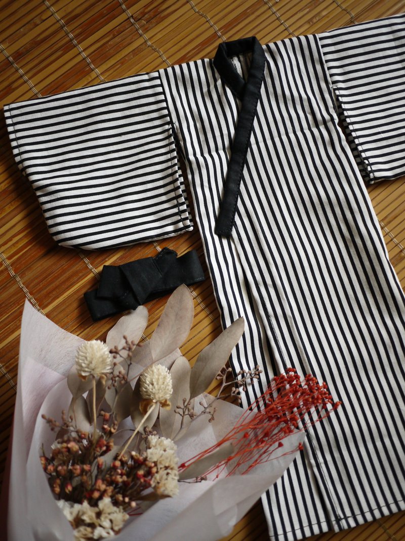 *in stock*+BOY'S Stripes Yukata+(1/4BJD Clothes) - Stuffed Dolls & Figurines - Cotton & Hemp 