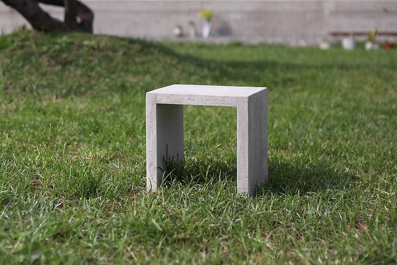 Minimalist Cement Pedestal II - Other Furniture - Cement 