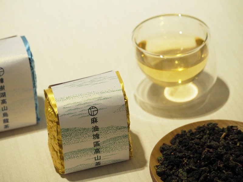 Taiwan Alishan Sesame Oil Block High Mountain Oolong Spring Tea (75g/color can) - Tea - Other Materials 