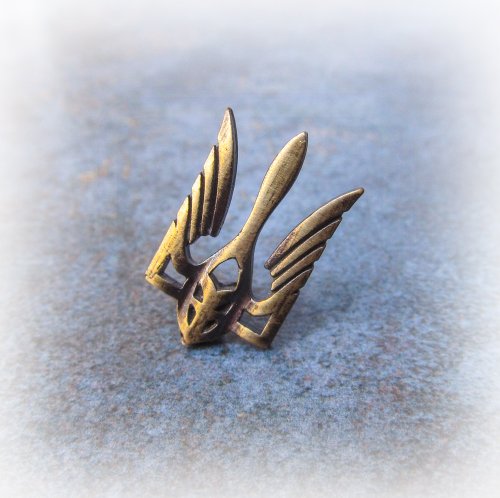 Gogodzy Ukraine tryzub pin ukraine trident pin handmade pin ukraine emblem pin brass pin
