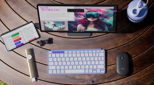 羅技 Logitech 官方旗艦館 羅技 Keys-To-Go 2 輕巧藍牙鍵盤