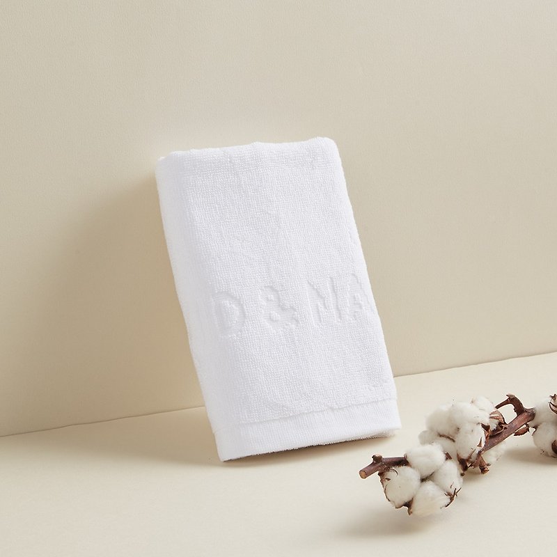 DAVID & MAISIE 100% cotton soft towel clean white - ผ้าขนหนู - ผ้าฝ้าย/ผ้าลินิน ขาว