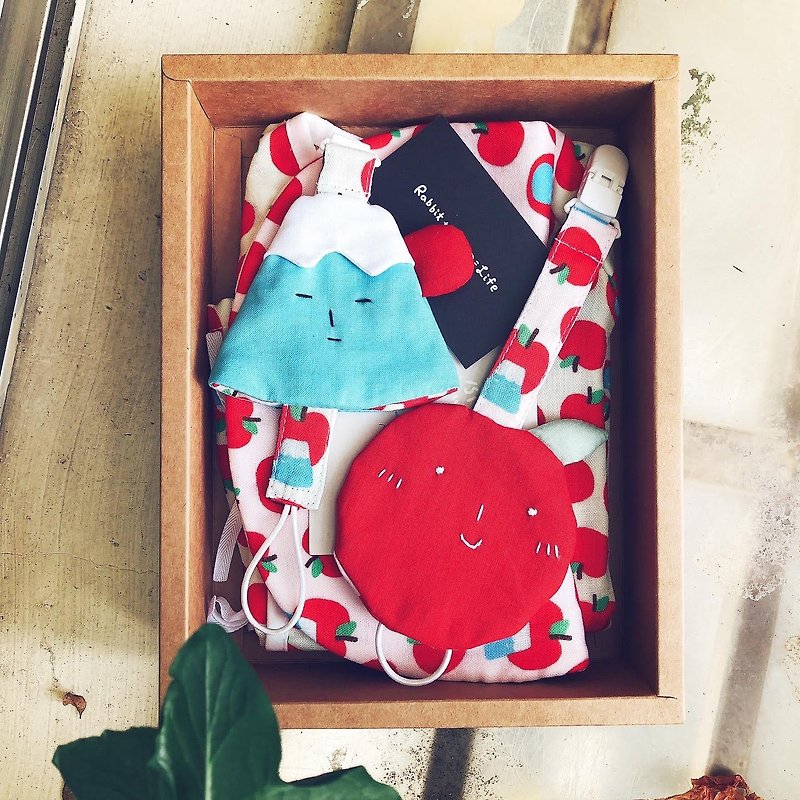 Mount Fuji Apple Newborn Gift Box - Baby Gift Sets - Cotton & Hemp Multicolor