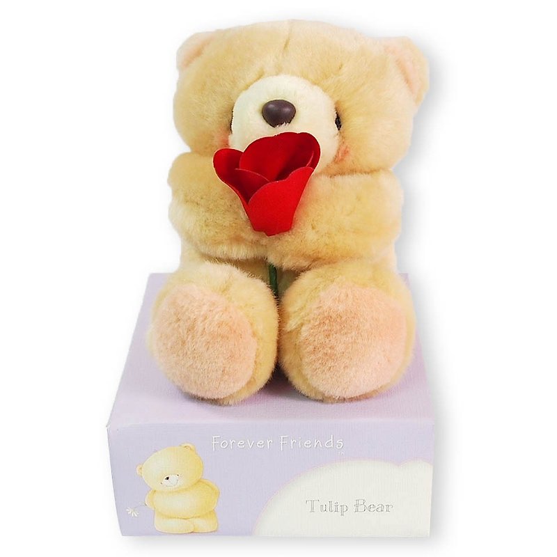 FF 4.5 inch nap / single branch tulip bear [Valentine] - Stuffed Dolls & Figurines - Other Materials Brown
