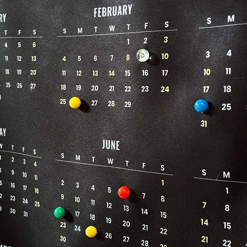 Umade UMade 訂製年曆專用 彩色水晶磁鐵扣 (15顆)