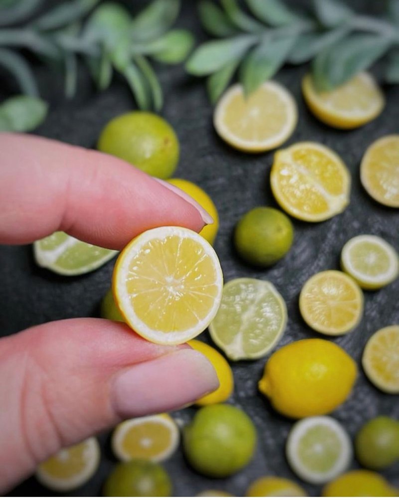Miniature citrus. TUTORIALS polymer clay. Orange lemon lime mandarin grapefruit - 線上教學/教學影片 - 其他材質 