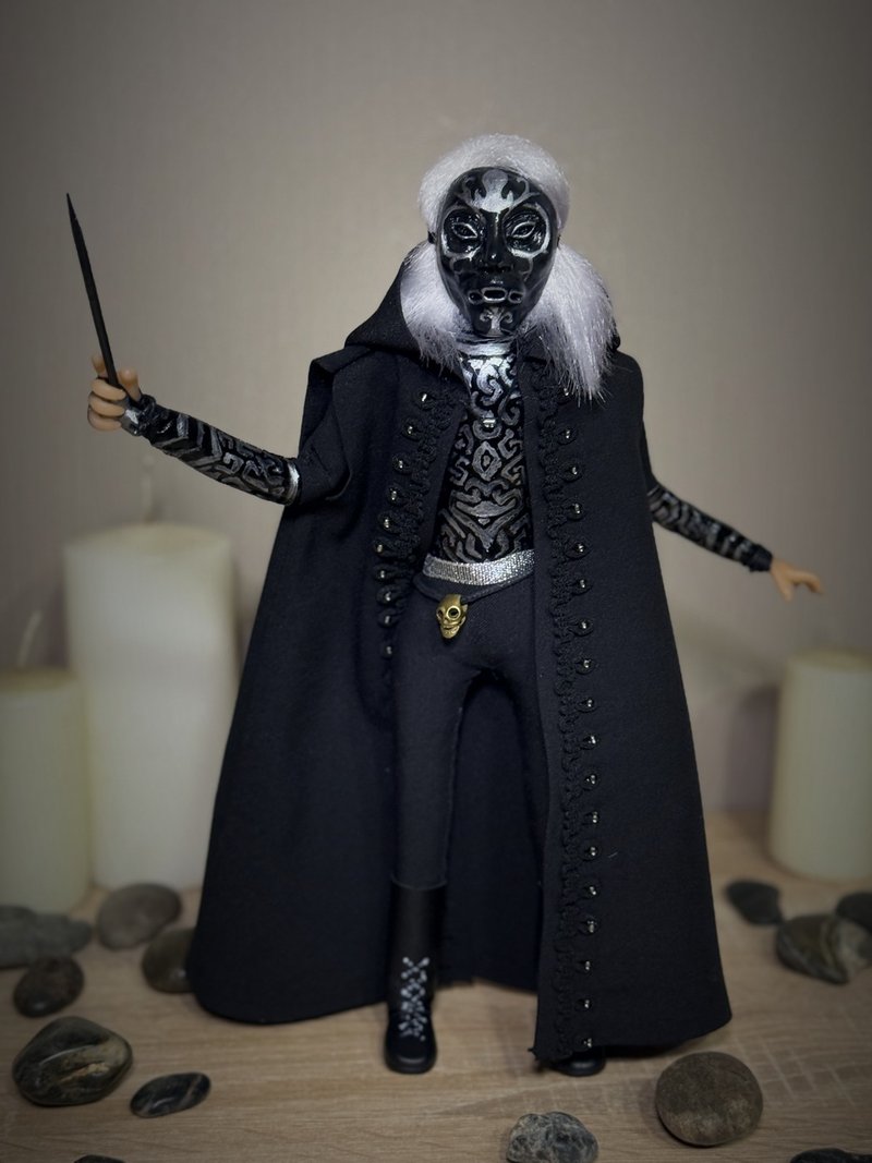 Lucius Malfoy the Dead Eater doll - 玩偶/公仔 - 黏土 黑色