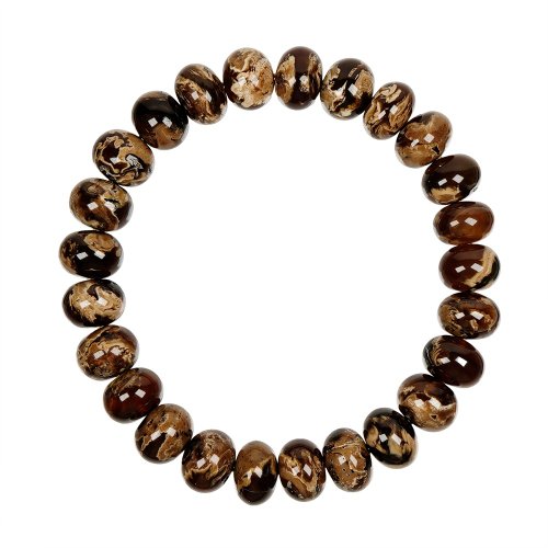 正佳珠寶 Gemsrich Jewelry 【正佳珠寶】蜜蠟琥珀 頂級妖花溶洞琥珀 13.5g 算盤珠 溶洞琥珀