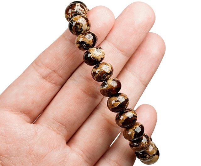 正佳ジュエリー]蝋琥珀 最高級 鬼花洞窟琥珀 13.5g そろばんビーズ