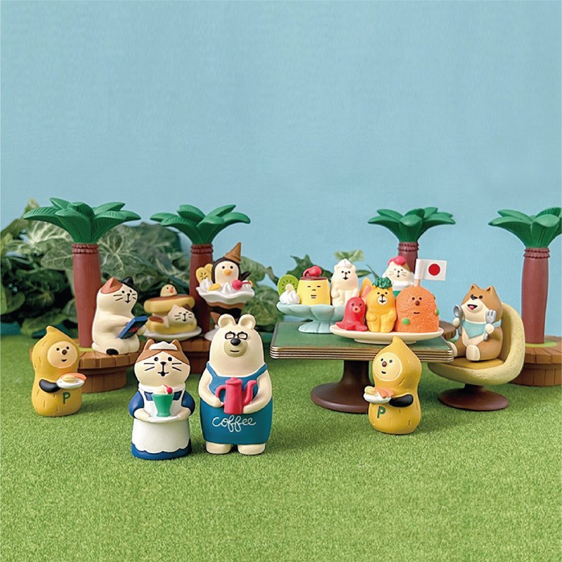 日本Decole Concombre - 花園咖啡廳 - 擺飾/家飾品 - 樹脂 