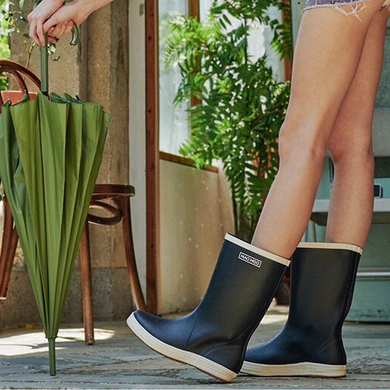 PRE-ORDER – MACMOC Sonagi Rain boots waterproof BLACK - รองเท้าอ็อกฟอร์ดผู้หญิง - วัสดุอื่นๆ ขาว
