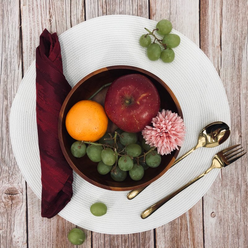 【BONNIE編織工坊】叢林饗宴餐墊2入組(38X38CM)-蒲公英 - 桌布/桌巾/餐墊 - 聚酯纖維 白色