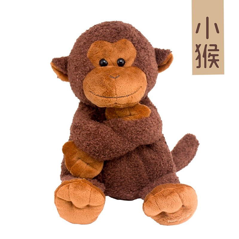 其他人造纖維 寶寶/兒童玩具/玩偶 - 【hipopipo小西波 - 森林派對系列】小猴動物造型布偶