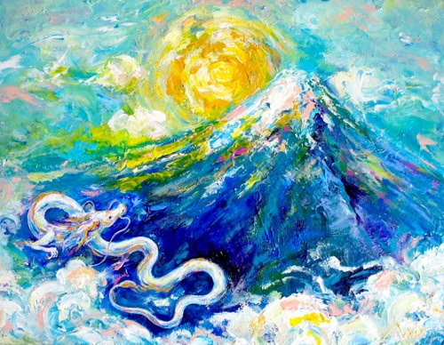 Tommy❤️様❀7龍の集い晴青富士山奇跡❀