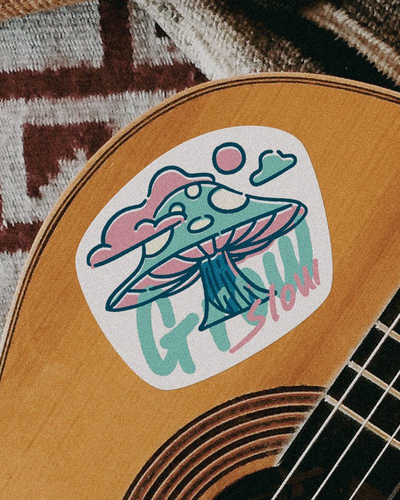 Waterproof Sticker/Camping Sticker/Outdoor Sticker/Suitcase Sticker - Stickers - Paper Multicolor