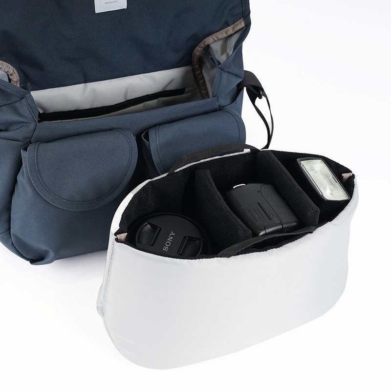 VON 數碼單鏡反光相機袋 (寶石藍) - 側背包/斜背包 - 環保材質 藍色