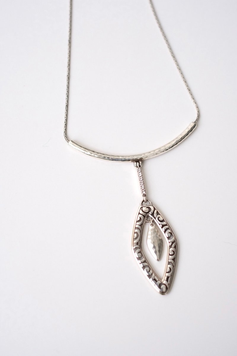 Vintage Brighton Necklace American vintage necklace - สร้อยติดคอ - โลหะ สีเงิน