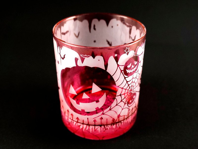 パンプキンズ・パレード【Red】 - 茶具/茶杯 - 玻璃 紅色