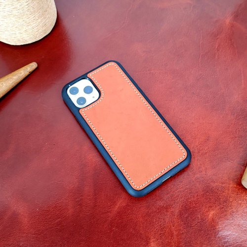 DOZI 豆子皮革手作 手工皮件 | 客製化禮物 | 植鞣革-iphone專用皮飾手機保護殼