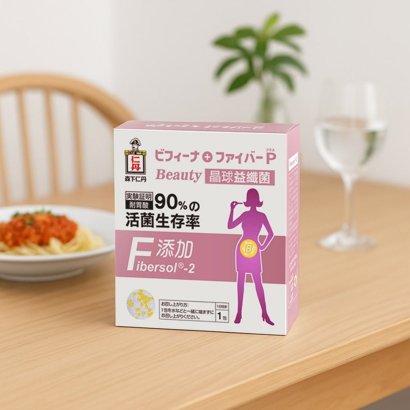 日本森下仁丹益生菌 晶球益纖菌 (30條/盒) - 養生/保健食品/飲品 - 新鮮食材 粉紅色