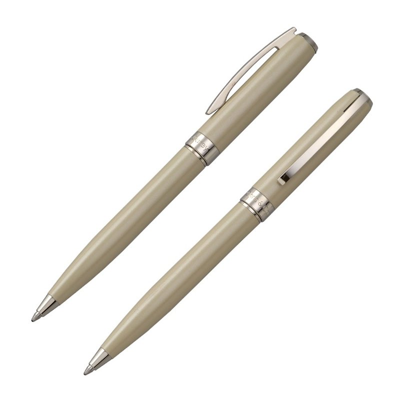 [クリス＆キャリー]エッセンスエッセンスボールペン（フリーレター）/ペブルイエローESBP-08 - 油性・ゲルインクボールペン - 金属 