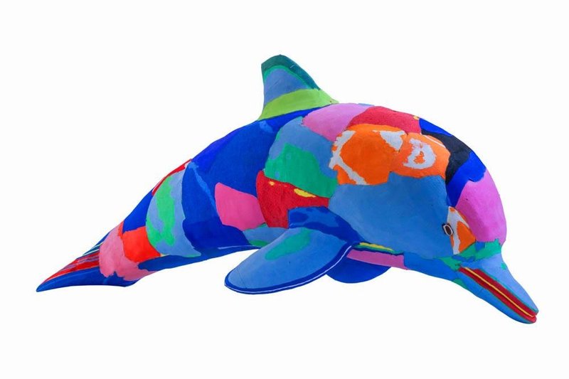 海廢動物_海豚 - 寶寶/兒童玩具/玩偶 - 其他材質 多色