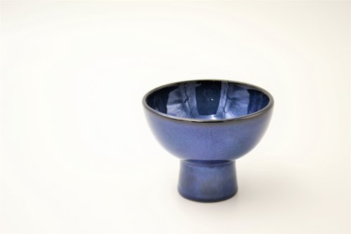 客噐。客氣 湛放藍大高足杯 手沖濾杯 咖啡濾杯 咖啡濾器 禮物 母親節禮物
