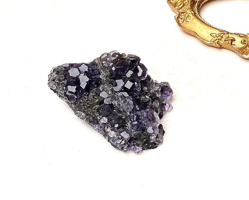 天然原礦坦桑藍螢石 辦公室 療癒 擺件 可消磁晶石手鍊 - 其他 - 水晶 