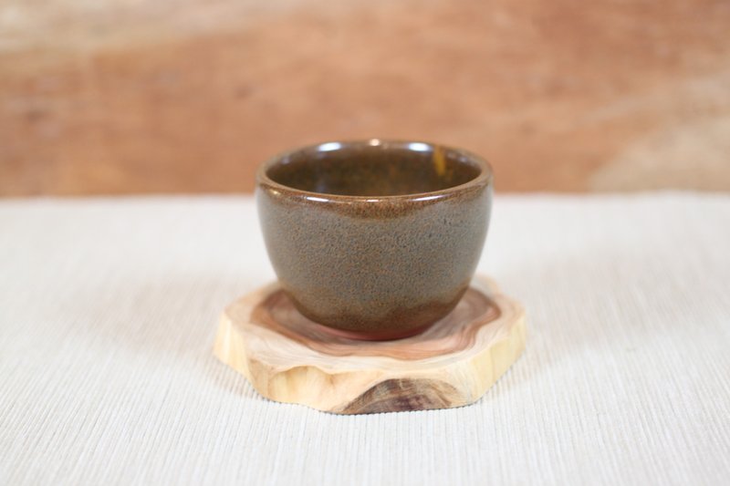 [Christmas Gift Box] Handmade works by the famous Japanese small tea cup with Tianmu glaze, Ye Minxiang - Teapots & Teacups - Pottery 