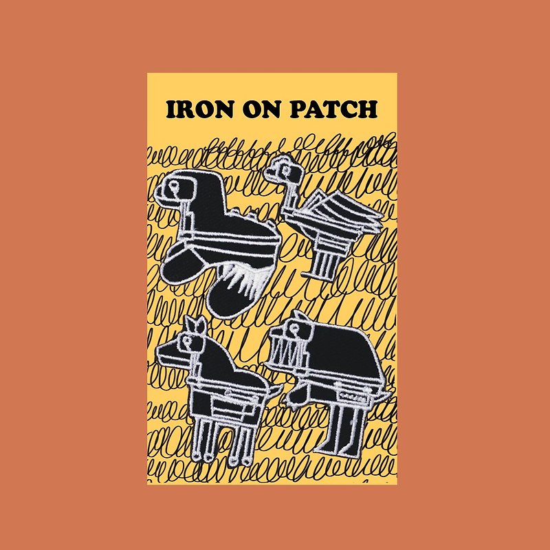 Iron on patch - 其他 - 其他金屬 黑色