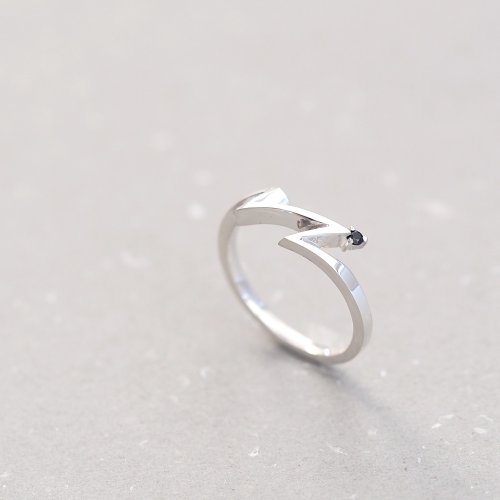 cloud-jewelry Sapphire イナズマ リング シルバー925
