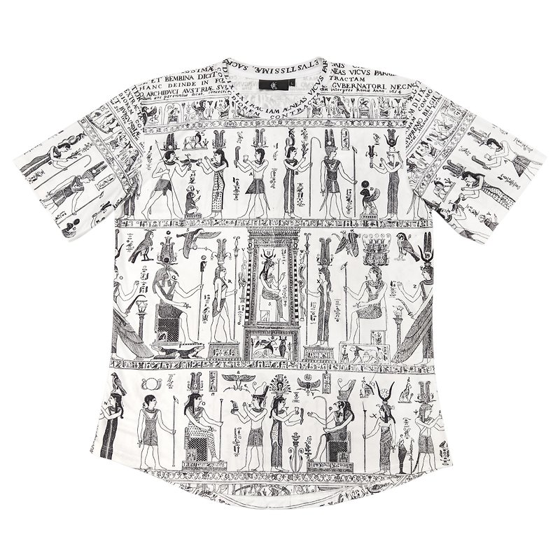 拿破崙的埃及夢 白 棉感T - 男 T 恤 - 聚酯纖維 白色