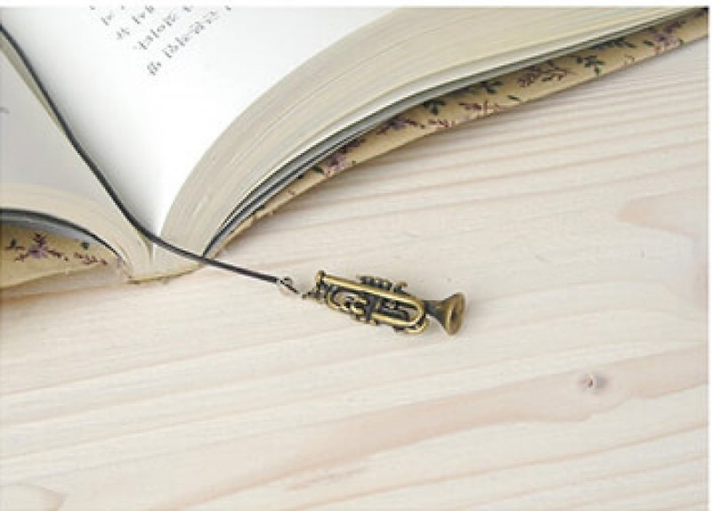 Trumpet metal Bookmark - ที่คั่นหนังสือ - ทองแดงทองเหลือง 