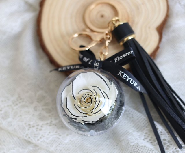F14 Eternal Flower Keychain/Eternal Rose - Shop KEYURA