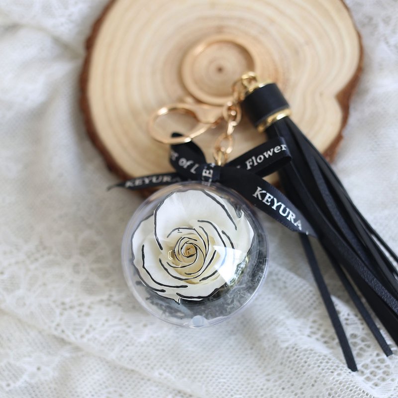 F14 Eternal Flower Keychain/Eternal Rose - ช่อดอกไม้แห้ง - พืช/ดอกไม้ 