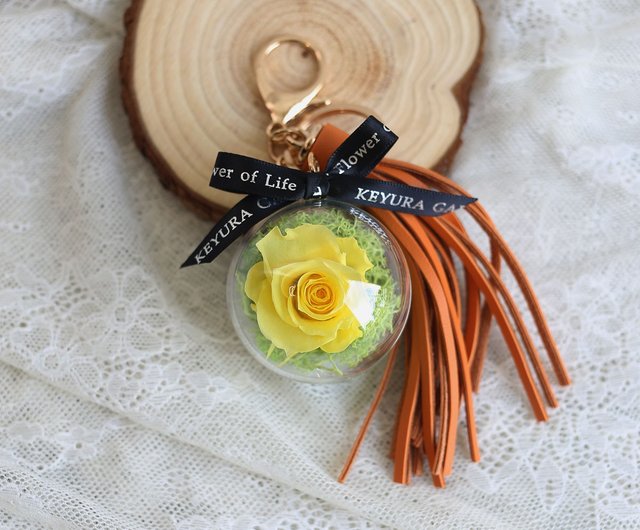 【即完売品】magma / keyring ETERNAL FLOWER F14 Eternal Flower Keychain/Eternal Rose - Shop KEYURA