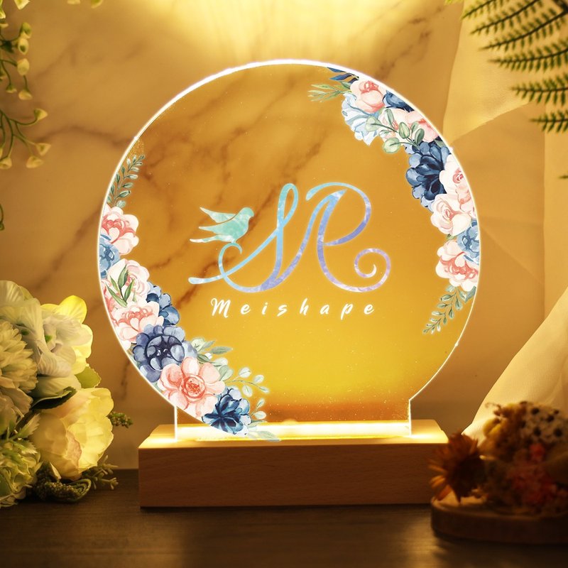 [MU Workshop] Dream Garden C/customized night light/book night light/photo night light/ Acrylic night light - โคมไฟ - วัสดุอื่นๆ 