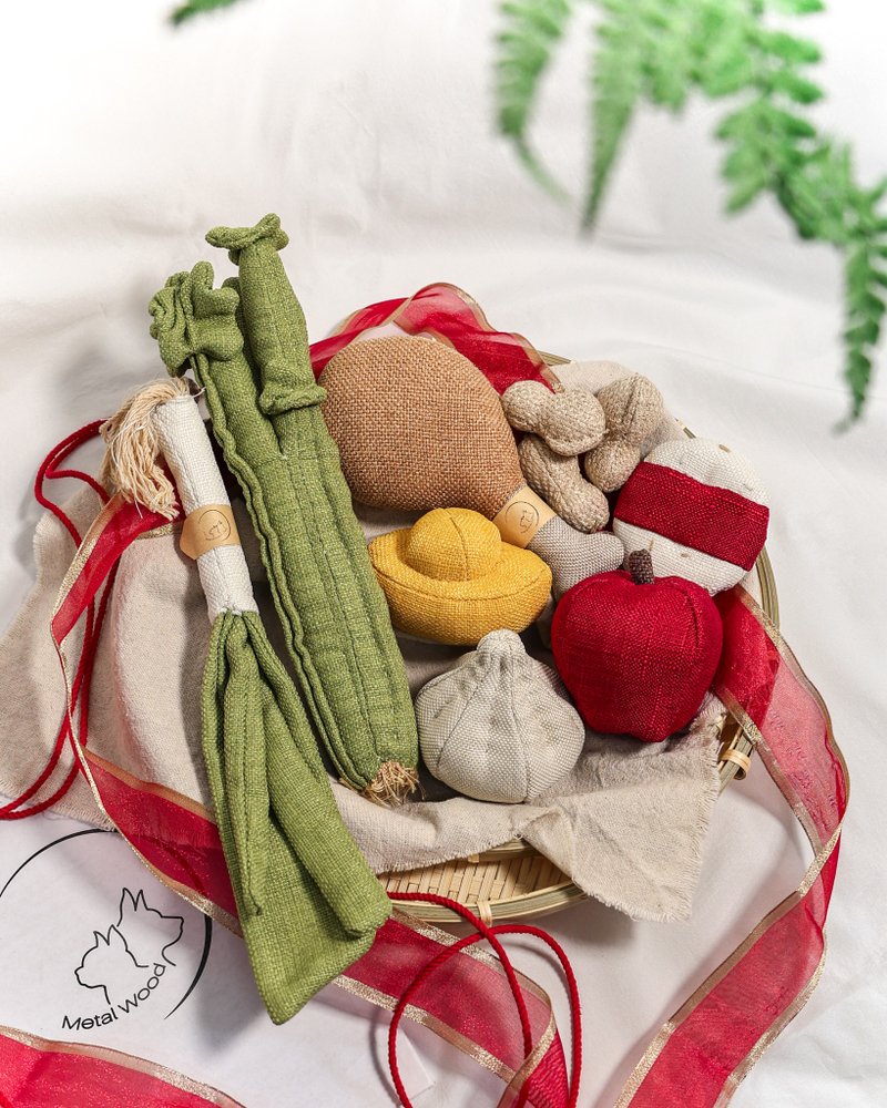 抓周 one-year-old catch / (zhua zhou) 手作 家飾品 兒童玩具 - 貓/狗玩具 - 其他材質 多色