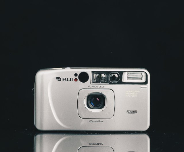 FUJIフイルムカメラCARDIA Travel mini DUAL-P グレー EXC+++++】 Fuji Cardia Travel Mini Dual-P Point & Shoot 35mm
