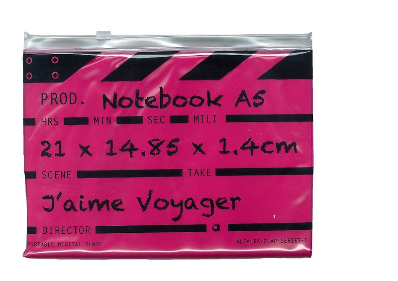 Director clap Journal jotter A5 Notebook - Pink - Notebooks & Journals - Other Materials Pink