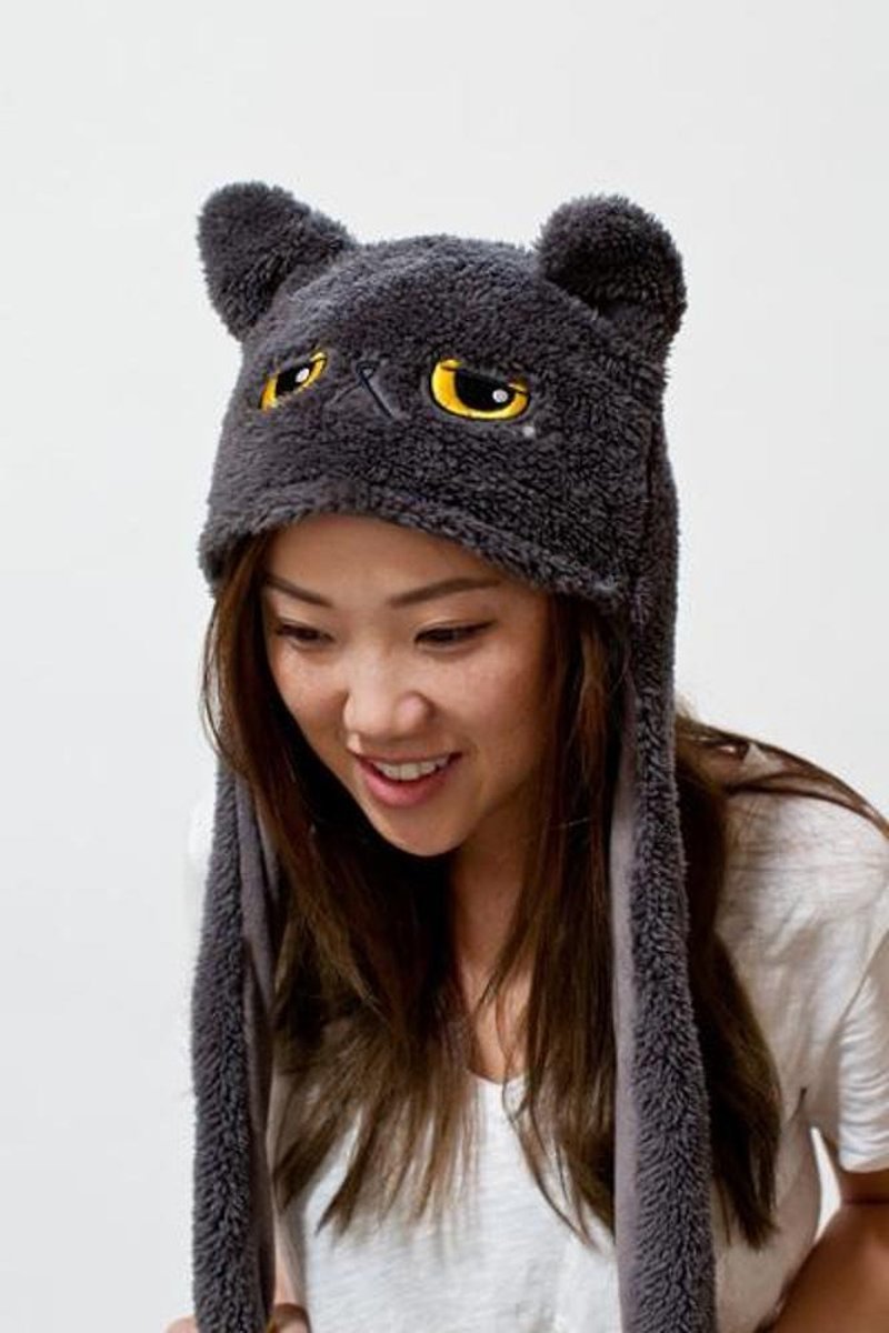Oliver Cat Animated Hat - Other - Cotton & Hemp Gray