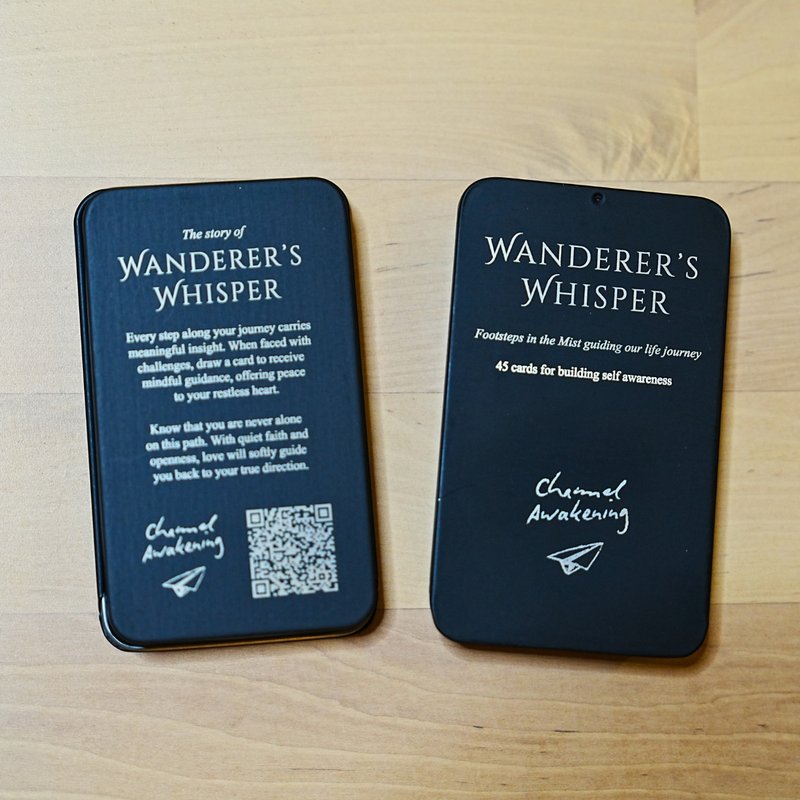 2026 年心靈訊息卡牌 Wanderer's Whisper | 療癒小禮物 - 桌遊/卡牌 - 其他金屬 黑色
