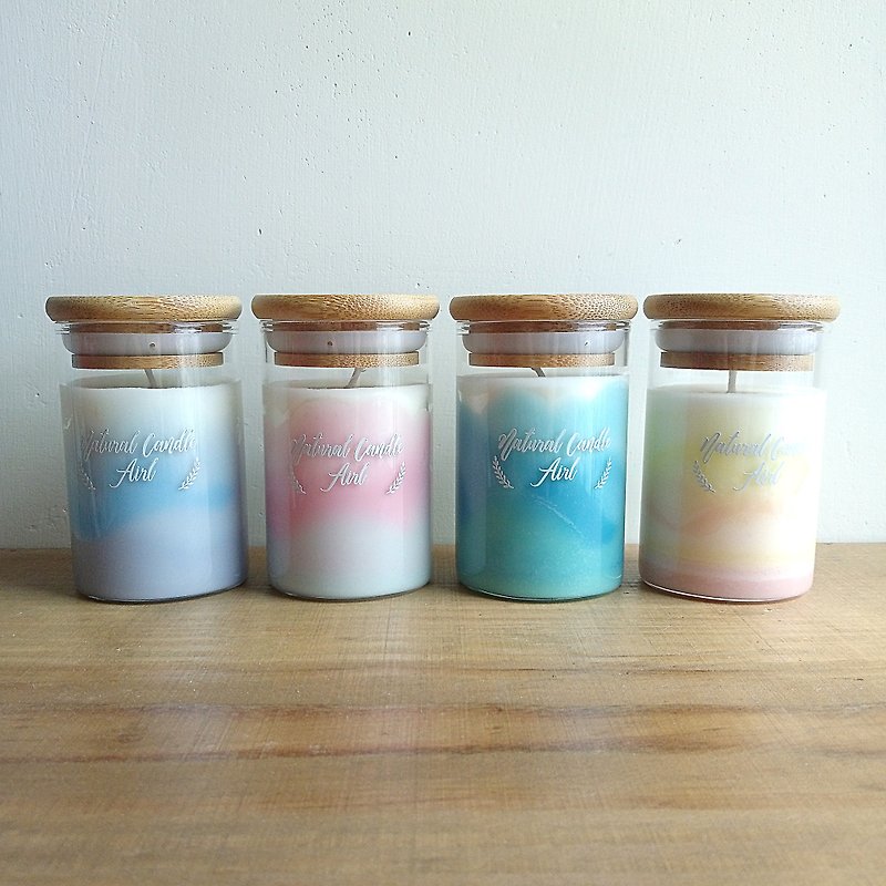 Mountain Series - Set of 4 | Natural Soywax Candle | Wedding Gift - Candles & Candle Holders - Wax Multicolor