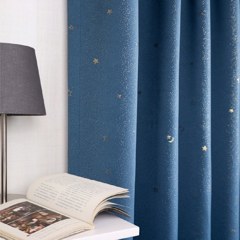 Home Desyne│MIT Handmade│Blackout Curtains│Flowering Venus Dust│Webbing│5 Colors - Doorway Curtains & Door Signs - Polyester Blue