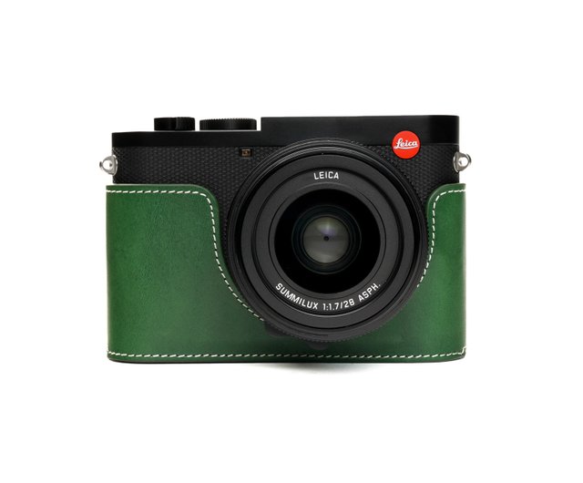 mi81 真皮開底底座Leica Q2 - 設計館mi81 菲林/即影即有相機- Pinkoi