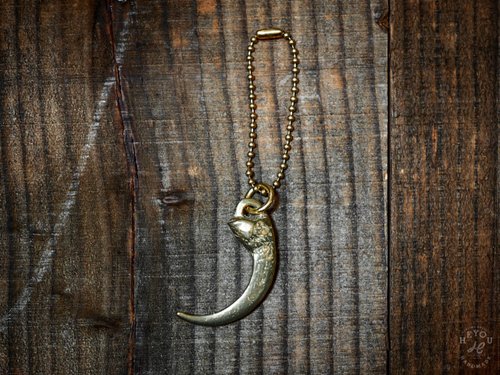 HEYOU Art&Craft Department Solid Brass Claw-黃銅獸爪吊飾