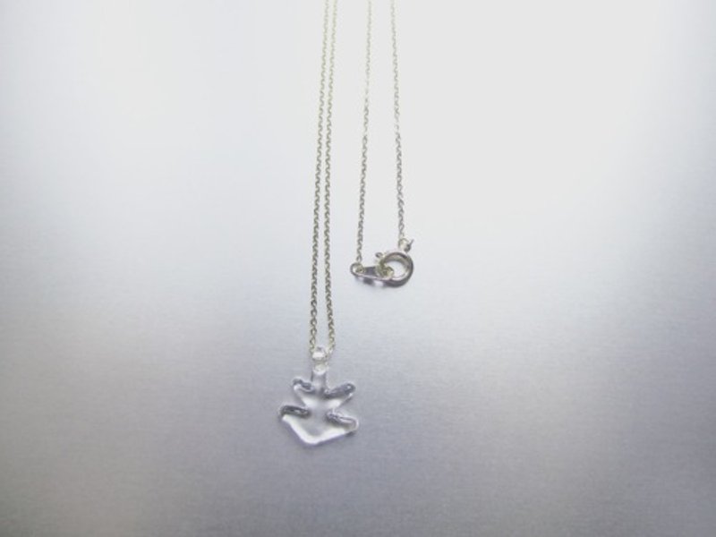 Tree shaped necklace - 項鍊 - 玻璃 透明