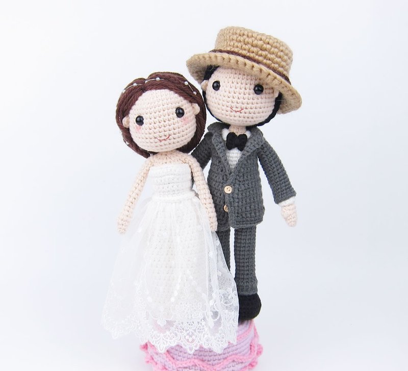 [Current Products]-Wedding Gifts Wedding Arrangements/Couples/Couples - ตุ๊กตา - อะคริลิค หลากหลายสี