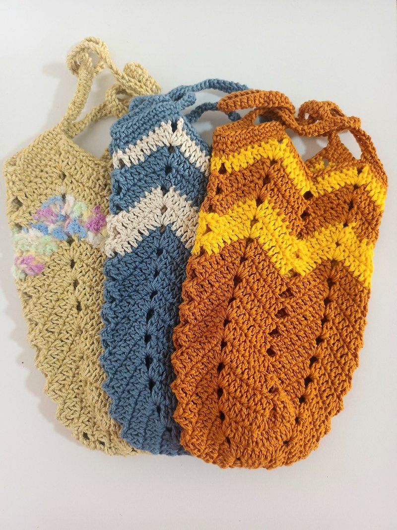 Gift/Customized/Collection/Specially Selected Cotton Thread/Geometric Eco-Friendly Drink Bag - ถุงใส่กระติกนำ้ - ผ้าฝ้าย/ผ้าลินิน 