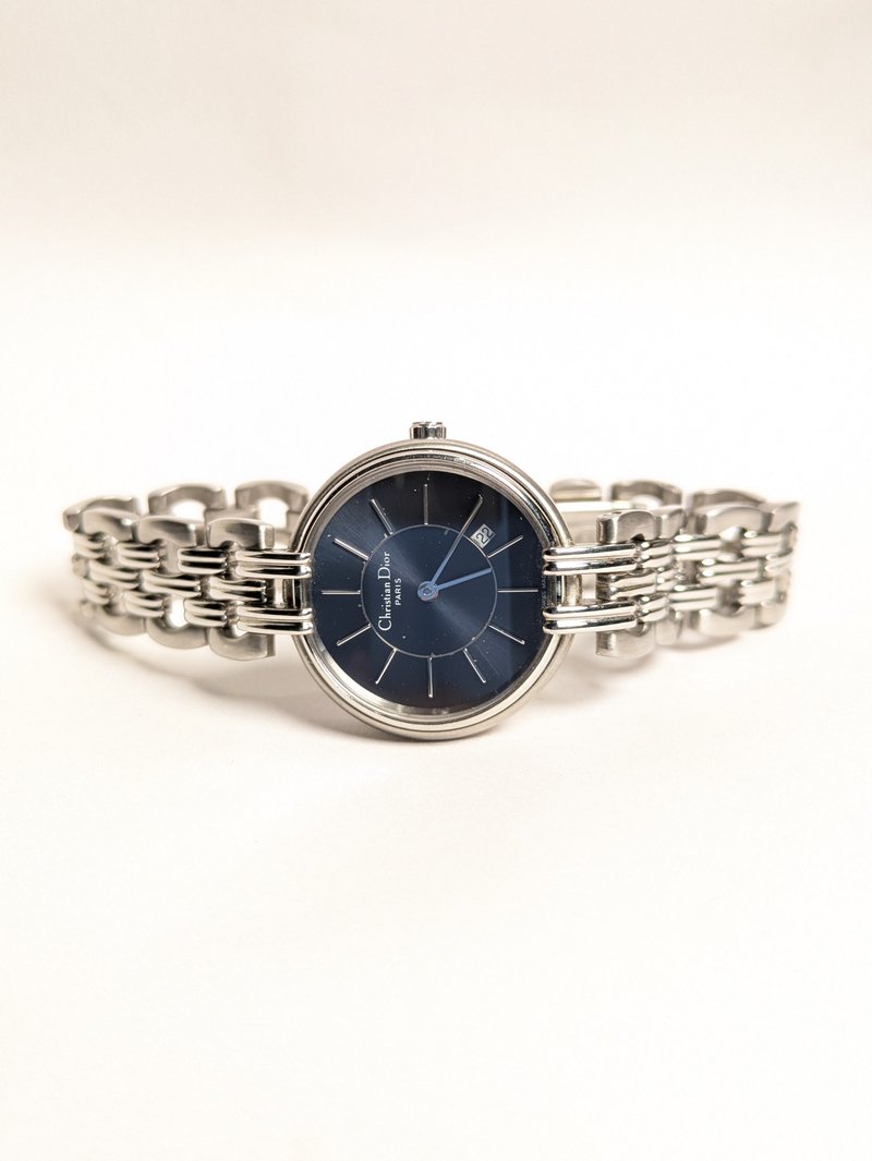 DIOR vintage quartz 中古石英錶 - 女錶 - 其他金屬 銀色